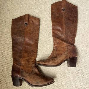 Frye jackie tall button boots 8.5
